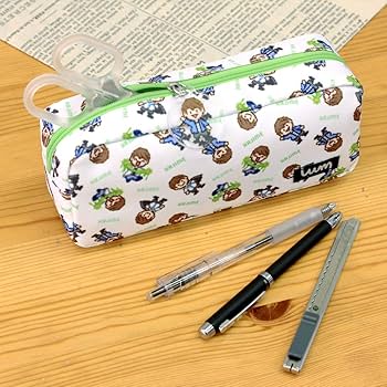 Amazon | サンスター文具 ペンケース 縫製ペンケース はじめしゃ